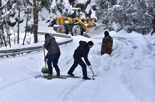 马路上铲雪